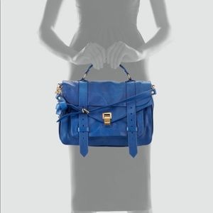 Proenza Schouler Blue Medium PS1 Messenger Bag